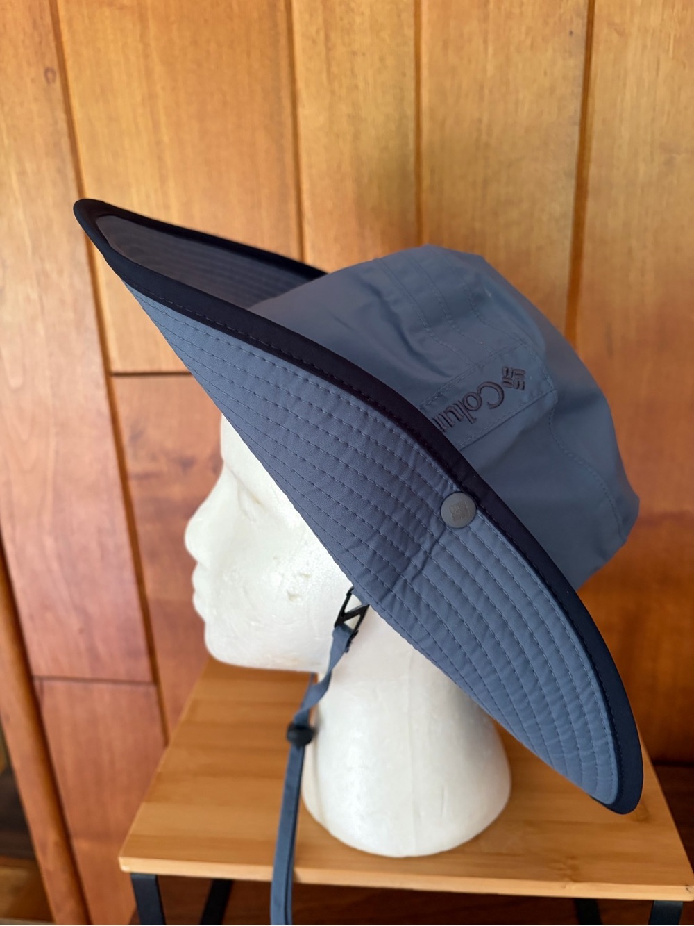 Columbia Omni- Tech Men's Gray Wide Brim Sun Hat. Unisex. Adjustable. Sz. Large